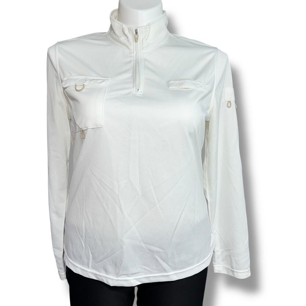 Gander Mountain Womens Athletic Shirt Top Long Sleeve Outdoor Fishing Hiking XL - Picture 8 of 12